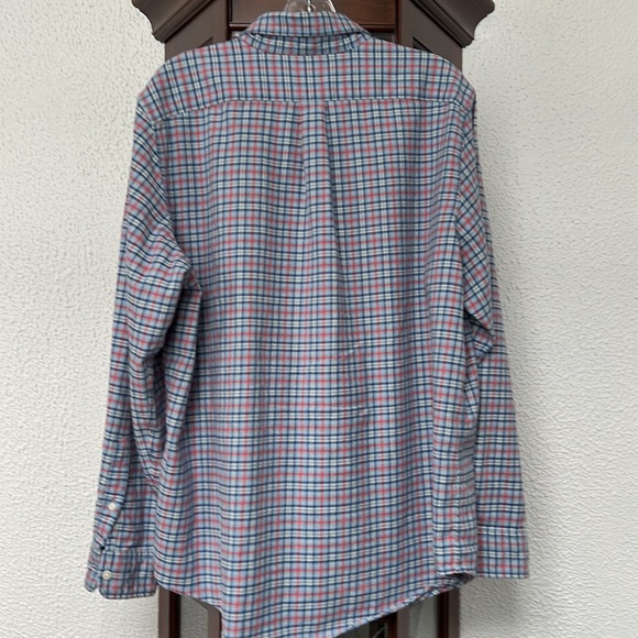 Vineyard Vines Plaid Slim Fit Flannel Tucker Shirt EUC Size L - Picture 4 of 12